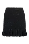 Self-portrait Knitted Mini Skirt
