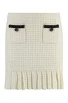 Self-portrait Self Portrait Women Structured Knit Mini Skirt