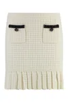 Self-portrait Self Portrait Women Structured Knit Mini Skirt