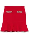 Self-portrait Knitted Mini Skirt