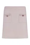 Self-portrait Knitted Mini Skirt