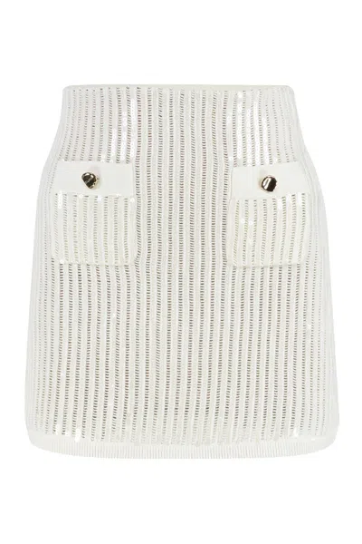 SELF-PORTRAIT SELF-PORTRAIT KNITTED MINI SKIRT