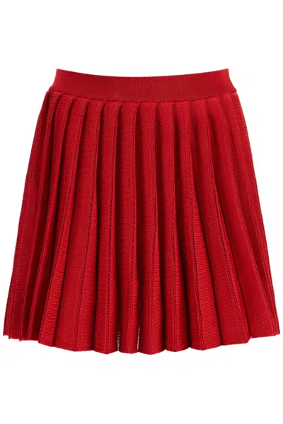 SELF-PORTRAIT KNITTED MINI SKIRT