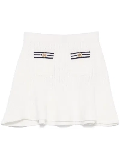 SELF-PORTRAIT SELF-PORTRAIT KNITTED MINI SKIRT