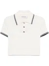 Self-portrait Women Polo With Sp Application In Neutrals