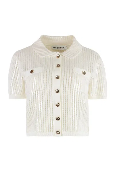 Self-portrait Knitted Top