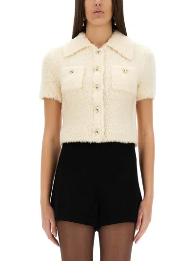 Self-portrait Knitted Tops. In Beige