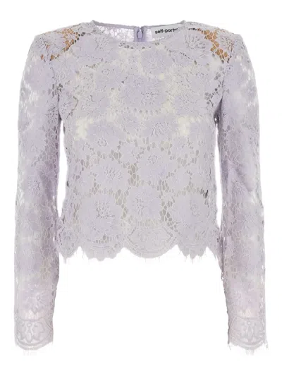 SELF-PORTRAIT LACE BLOUSE