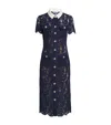 Self-portrait Self Portrait Women Lace Contrast Collar Midi Dress