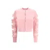 Self-portrait Cristopher Kane Residency Cardigan With Cut-out Details In Multi