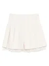 Self-portrait Lace-detailing Mini Skirt