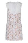 Self-portrait Lilac Lace Mini Dress By