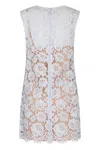 Self-portrait Lilac Lace Mini Dress By