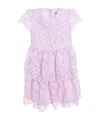 Self-portrait Lace Dress In Purple