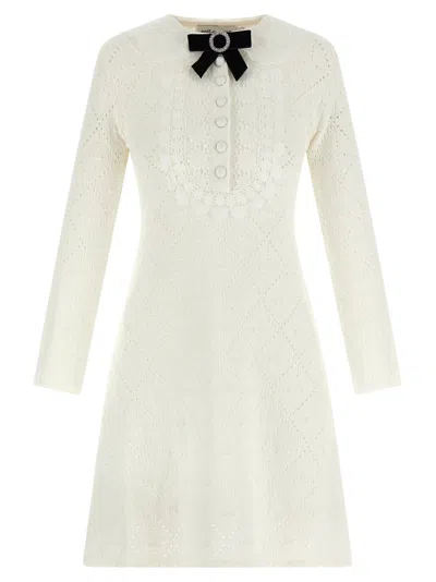 Self-portrait Lace Dress In White