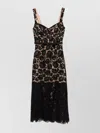 Self-portrait Black Fine Lace Midi Dress