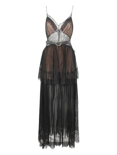 SELF-PORTRAIT LACE MAXI DRESS