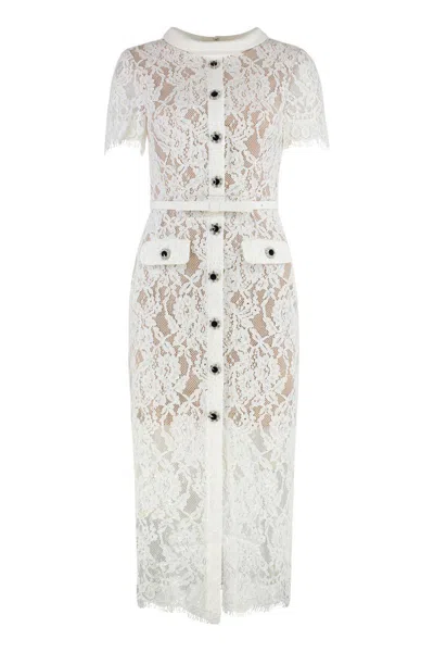 SELF-PORTRAIT SELF-PORTRAIT LACE MIDI DRESS
