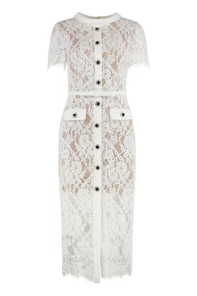 SELF-PORTRAIT SELF-PORTRAIT LACE MIDI DRESS