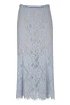 Self-portrait Lace Midi Dress In Blue