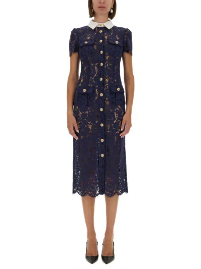 SELF-PORTRAIT SELF-PORTRAIT LACE MIDI DRESS
