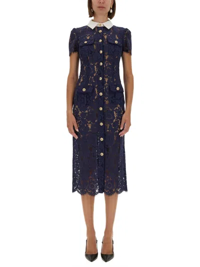 Self-portrait Self Portrait Lace Midi Dress In Multi