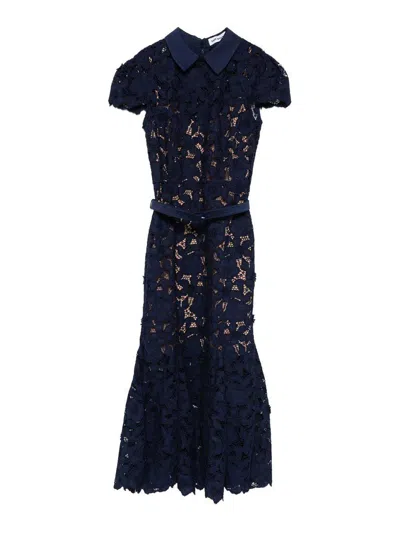 SELF-PORTRAIT LACE MIDI DRESS