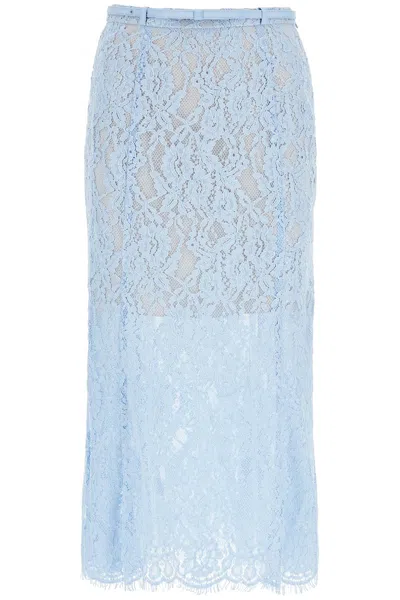 SELF-PORTRAIT SELF PORTRAIT LACE MIDI SKIRT IN SEVEN WOMEN