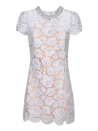 SELF-PORTRAIT LACE MINI DRESS