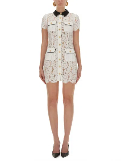 SELF-PORTRAIT SELF-PORTRAIT LACE MINI DRESS