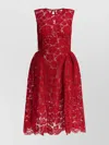 Self-portrait Lace Midi Dress With Sparkling Sequins