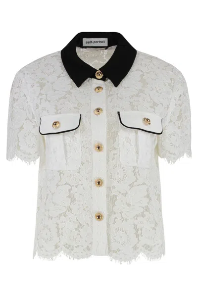 SELF-PORTRAIT SELF-PORTRAIT LACE SHIRT