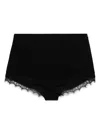 Self-portrait Lace Shorts In Black