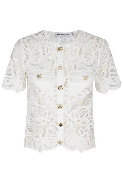 SELF-PORTRAIT LACE TOP