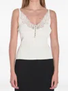 Self-portrait Self Portrait Women Lace Trim Knit Top