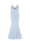 Self-portrait Lace-trimmed Slip Maxi Dress