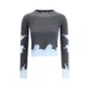 Self-portrait Contrast Lace Knit Sweater