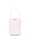 Self-portrait Self Portrait Leather Bucket Bag In Pink