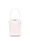 Self-portrait Self Portrait Leather Bucket Bag In Pink
