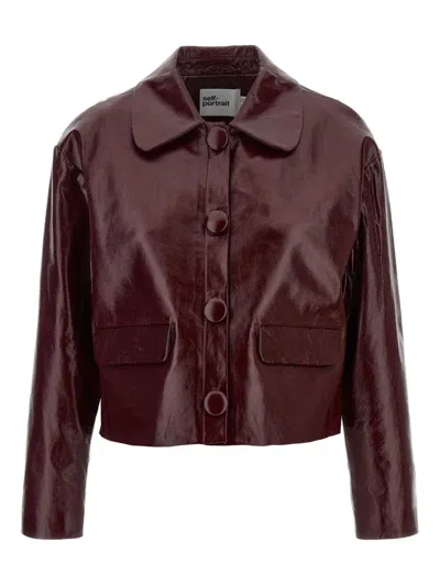 SELF-PORTRAIT LEATHER JACKET