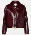 Self-portrait Leather Cropped Jacket