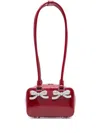 Self-portrait Leather Shoulder Bag In Red