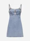 Self-portrait Denim Pearl Mini Dress