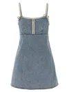 Self-portrait Blue Cotton Dress In Blue