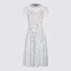 Self-portrait Elegant Mini Dress For Women In White
