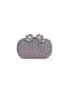 Self-portrait Lilac Clutch With Shoulder Strap