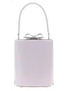 Self-portrait 'lilac Leather Mini Bow' Handbag In Purple