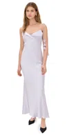 Self-portrait Flower Maxi Dress In Lilac