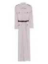Self-portrait Lilac Twill Jumpsuit Clothing In Purple