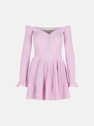 Self-portrait Lilac Viscose Blend Dress